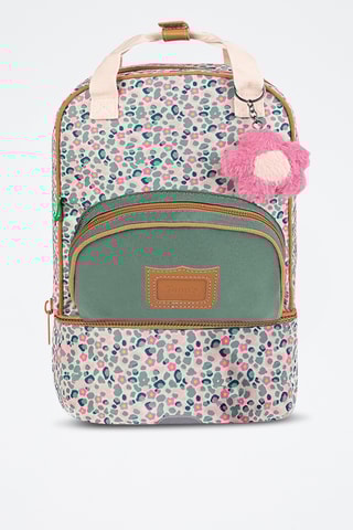 Sac à dos Iris - Vert et rose 