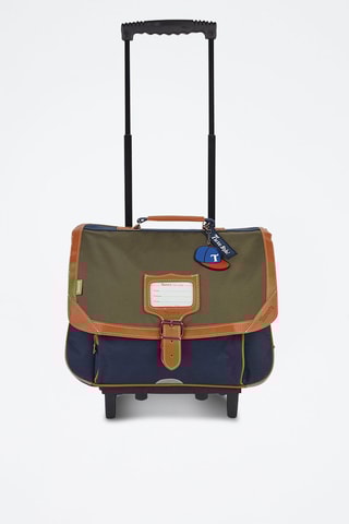 Cartable à roulettes Axel 38 cm Bleu marine