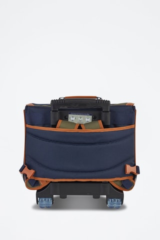 Cartable à roulettes Axel 38 cm Bleu marine