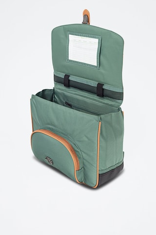 Cartable Iris 35 cm - Vert et blanc
