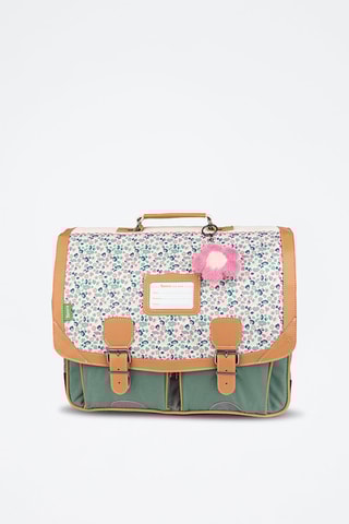Cartable Iris 41 cm - Vert et blanc