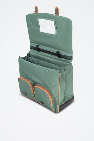 Cartable Iris 41 cm - Vert et blanc