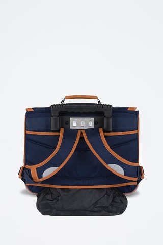 Cartable à roulettes Camille 38 cm - Bleu marine