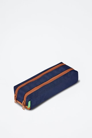 Trousse double Camille Bleu marine