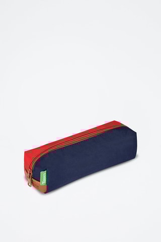 Trousse simple Arthur Rouge et bleu marine