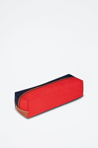 Trousse simple Arthur Rouge et bleu marine