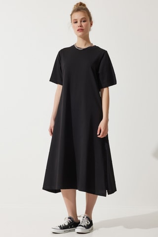 Robe t-shirt - Noir 