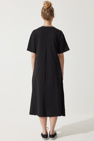 Robe t-shirt - Noir 