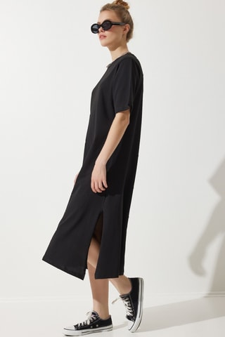 Robe t-shirt - Noir 