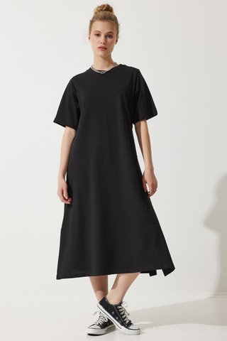 Robe t-shirt - Noir 