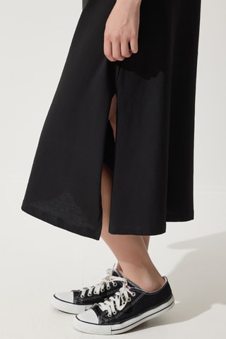 Robe t-shirt - Noir 