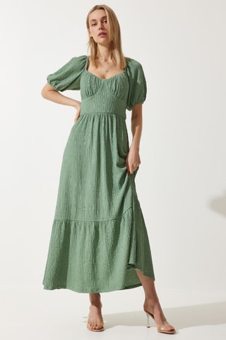 Robe longue - Vert