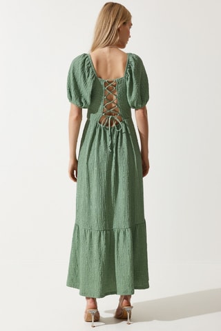Robe longue - Vert