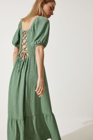Robe longue - Vert