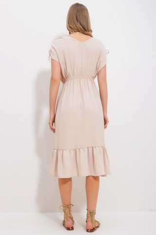 Robe patineuse - Beige
