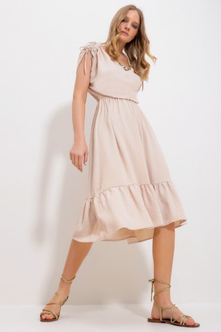 Robe patineuse - Beige