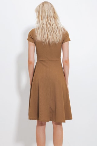 Robe patineuse - Marron