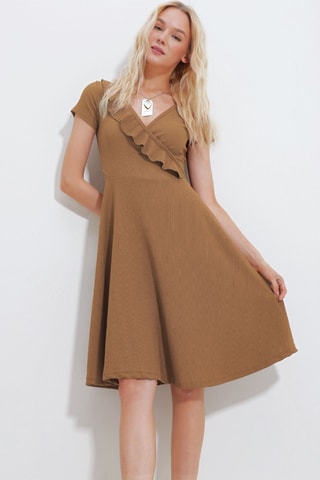 Robe patineuse - Marron