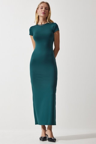 Robe longue - Vert émeraude