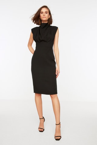 Robe fourreau - Noir