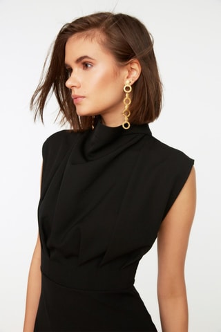 Robe fourreau - Noir