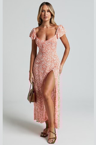 Robe longue - Orange