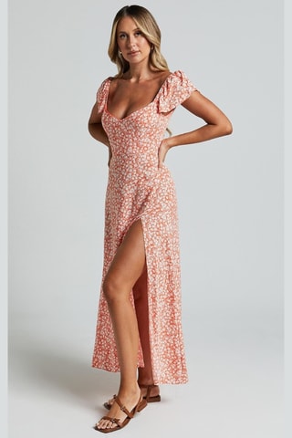 Robe longue - Orange