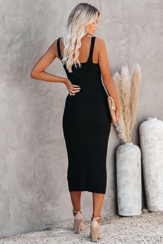Robe fourreau - Noir