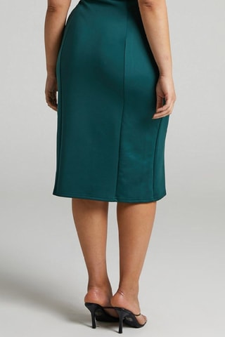 Robe fourreau - Vert émeraude