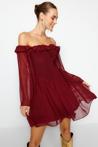 Robe patineuse - Bordeaux