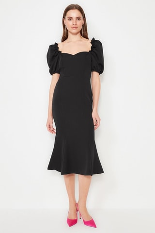 Robe midi - Noir 