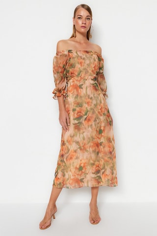 Robe longue - Orange