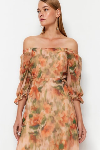 Robe longue - Orange