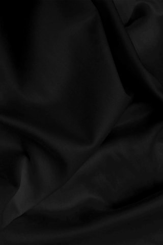 Drap-housse en satin de coton - 125 g/cm² - Noir