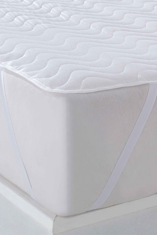 Protège-matelas Quilted Alez - Blanc