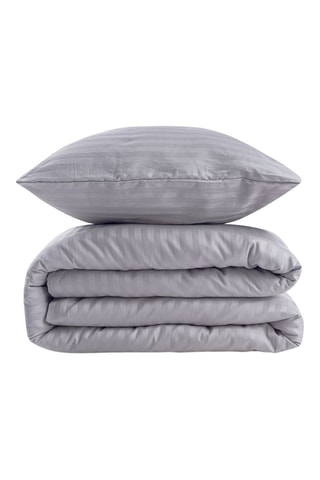 Parure de couette en coton 90 fils/cm² - Gris