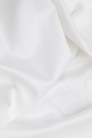 Drap-housse en satin de coton 82 fils/cm² - Blanc