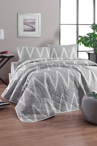 Parure de draps 47 fils/cm² Olivia - Gris