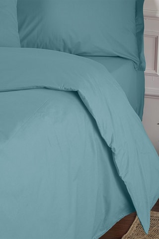 Housse de couette en coton renforcé 145 fils/cm² Tonne Mavie - Menthe
