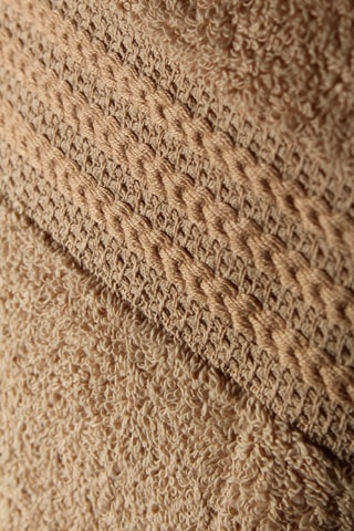 4 serviettes de toilette - Beige - 50 x 90 cm