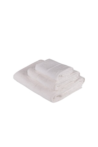 3 serviettes Rainbow - Blanc