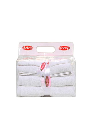 3 serviettes Rainbow - Blanc
