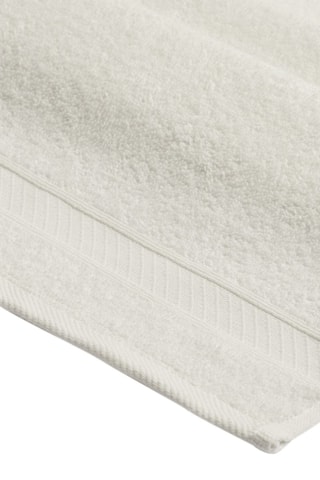 4 serviettes de toilette - Beige et blanc