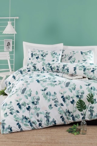 Couvre-lit en coton 57 fils/cm² Sabine - Vert