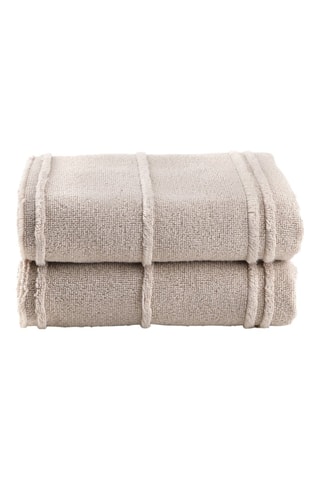 2 draps de bain - Marron clair