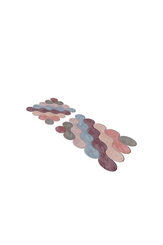 2 tapis de bain - 
Multicolore - 50 x 60 / 60 x 100 cm