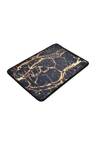 Tapis de bain - Noir et doré - 40 x 60 cm