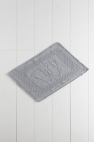 Tapis de bain Foet - Gris - 35 x 60 cm
