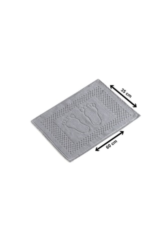 Tapis de bain Foet - Gris - 35 x 60 cm