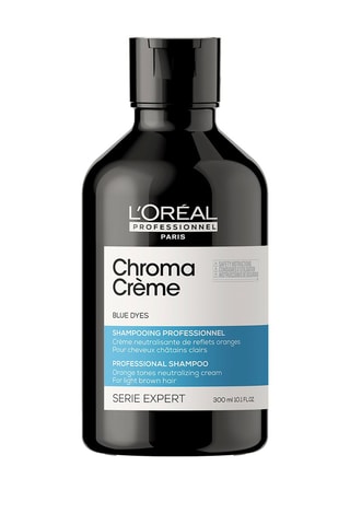 Shampoing anti-reflets oranges Chroma Crème Bleu - Cheveux châtains clairs - 300 ml
